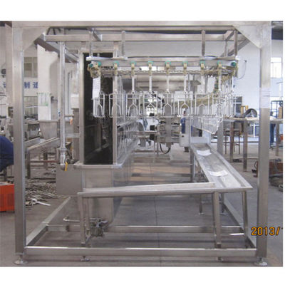 Kalite 300-500 Tavuk/saat Otomatik Kasap Makinesi Halal Tavuk Kasaplığı Ekipmanı fabrika