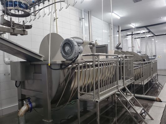 Sıcak satılan Tavuk Soğutma Kasaplık Ekipmanı Tavuk Tavuk Halal Kasap Ekipmanı için Ön Soğutma Makinesi