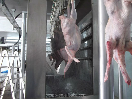 Kalite Halal Tavuk Kasaplık Ekipmanı SS 304 Tavuk Et İşleme Makinesi 400KG fabrika